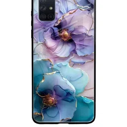 QRIOH Floral Printed Samsung Galaxy A71 Back Case Mobile Accessories-picture-29