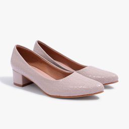 Carlton London Textured Work Block Heeled Pump-42