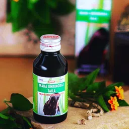 Ganga Maha Bhringraj Taila Hair Oil - 100 ml-picture-6