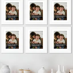 Art Street White 5 to 7 Pieces Wood Wall Photo Frames-image-45