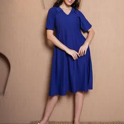 PURVAJA Women A-Line Midi Dress-image-60