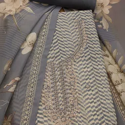 Soch Printed Unstitched Dress Material-image-84