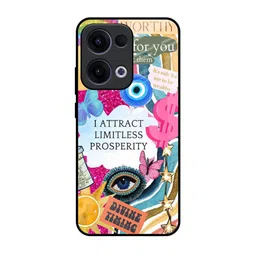 QRIOH Unisex Typography Printed Oppo Reno13 5G Shockproof Inner Glass Mobile Accessories-image-61