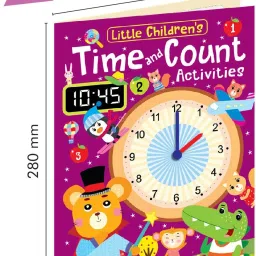 hello friend Learn Time and Counting Activity Book Clock, Learning Source, Math’s. image 2