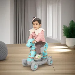 toyprofessor Birthday Gift for Kids/Boys/Girls | Horse Rocker Rideons & Wagons Non Battery Operated Ride On-picture-41