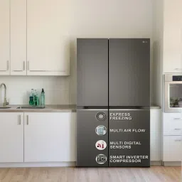 lg 655 L Frost Free Side by Side Refrigeratorwith Smart Inverter Compressor, Express Freeze & Multi Air-Flow image 3