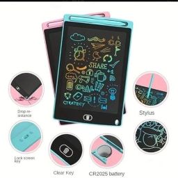6.5 Inch LCD Tablet | Portable Digital Slate for Kids & Adults (Random Colour)-image-78