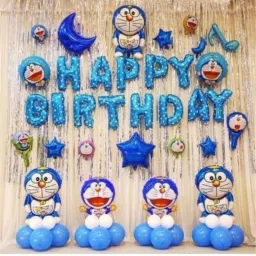 Doraemon Birthday Decoration items combo kit for Kids(Boys & Girls)-image-68