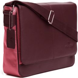 Men Maroon Messenger Bag - Extra Spacious-image-9