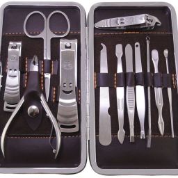 12 Piece Nail Care Personal Manicure & Pedicure Set, Travel & Grooming Kit-image-36