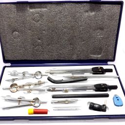 engineering box with set of 13 parts Steel Geometry Box-image-67