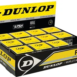 Pro Double Dot Rubber Squash Ball (Black) Squash Ball-image-1
