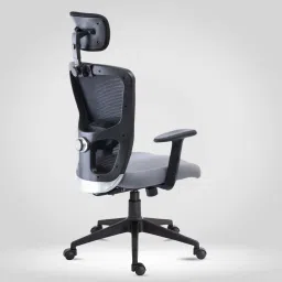 VIBE PLUS High Back Ergonomic|Adj Arms & Lumber Support|Adj Head|Single Synchro Mesh Office Adjustable Arm Chair-image-27