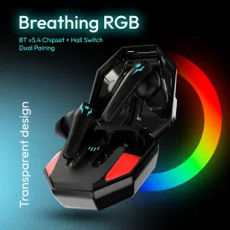 number Super Buds Pro GT99 Dual Pair, 4 Mic ENC Gaming RGB TWS,35ms Latency,50H Battery Bluetooth Headset image 3