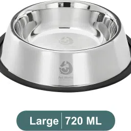 Pet Feeding Bowl| Dogs & Cats| Scratch Free & Durable Stainless Steel Pet Bowl-image-51