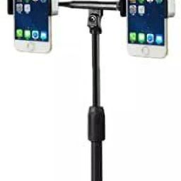 TECHGEAR New Dual Mobile Phone Holder with 360 Degree Rotation Cell Phone Stand Mobile Holder-27