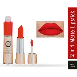 Colors Queen Long Lasting 2 in 1 Matte Lipstick 8 g - Karina Orange-15