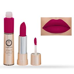 Colors Queen 2-in-1 Lip Matte Long-Lasting Lipstick 8g - Indian Maroon-picture-24