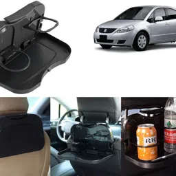 selifaur FTB184-Multi-Functional Fordable Car Headrest Seat Back Food Tray, Dining Table Cup Holder Tray Table-picture-19