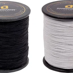 Elastic Thread and Cord White, Black Elastic-picture-3