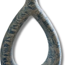 Teardrop Ceramic Vase – Blue & White Texture Ceramic Vase-image-49