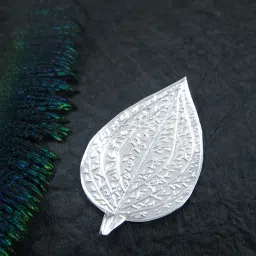 Silver Pan for Puja Pooja and Temple (2 gm) Decorative Showpiece-6.35 cm-picture-23