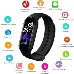 Ykarn Trades T97_M4 Plus Latest Fitness Tracker Bluetooth Smart Band Black (Pack of 1)-picture-11