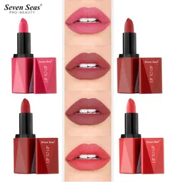 Seven Seas Pack of 4 Matte With You Lipstick, 3.8g each image 2