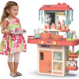 42 Pcs Toy Kitchen Sets, Simulated Spray Kitchen Toys Cookware Play set-23