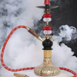 14 inch Iron, Glass Hookah-image-82