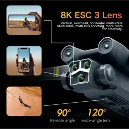 antman Orignal M3 Max Dual Camera Obstacle Avoidance Quadcopter RC With HD Camera Drone image 2