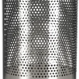Perforated Open Trash Can Garbage Dustbin - (8x12 Inches) Stainless Steel Dustbin-30
