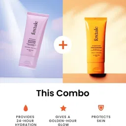 foxtale Essentials combo | Hydrate & Protect Duo | With Essentials Daily Moisturizer 50ml + Essentials Daily Sunscreen 50ml image 4