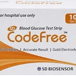 SD Codefree Sugar check 100 Glucometer Strips-14