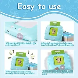 Colorful Double-Sided Flash Cards, Rechargeable Montessori Educational Cards A1-image-16