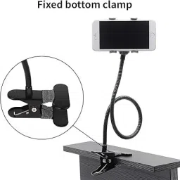 Wreskart Metal Lazy Stand Bracket for Neck Rest on Bed 360 Degree Mobile Holder Tripod image 4