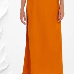 NEUVIYA NNwomen_petticoat_Orange_type232 Cotton Blend Petticoat-image-75