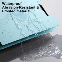 lemonzza A4 Size Side Open Flip Writing Pad Exam Sheet Pad with Metal Clip Folder image 5