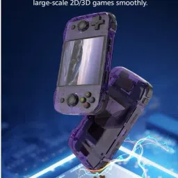 HG WORLD Retro R46s With 32 GB+64 GB TF Card Handheld Gaming Console For Pocket Game Box 4 inch IPS Screen RK3566 Rechargeable Battery Handheld Console VideoGame 64 GB with 8000+Preinstall Video Game Handheld, BestGift All Age GTA, God of War Game Supported image 4