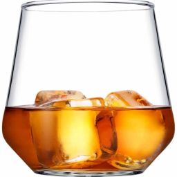 (Pack of 4) Crystal Old Fashioned Whiskey Glasses,Excellent for Cocktail(300ML,pack of 4) Glass Set Whisky Glass-image-24