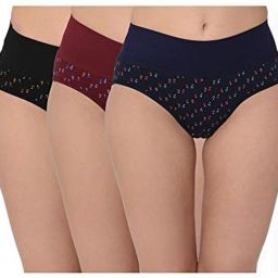 Pack of 3 Women Hipster Multicolor Panty-image-6