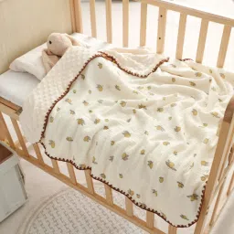 Printed Single Crib Baby Blanket for AC Room-image-4