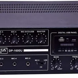 DP-1600U POWERFUL MOSFET BLETOOTH DJ AMPLIFIER 200 W AV Power Amplifier-image-3