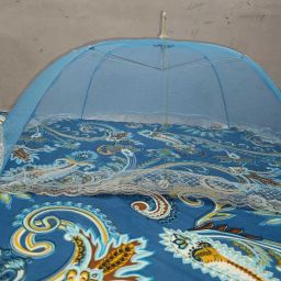HDPE - High Density Poly Ethylene Infants Washable Baby Mos-Blu Mosquito Net-image-46
