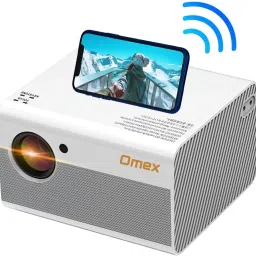 Omex Upgrade Android 9.0 FHD 1920×1080p HD New 5G Wifi, bluetooth 4D Correction (4500 lm / 2 Speaker / Wireless / Remote Controller) Portable Projector-14
