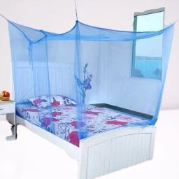 Nylon Adults Washable Blue Single bed Mosquito Net Mosquito Net-image-112