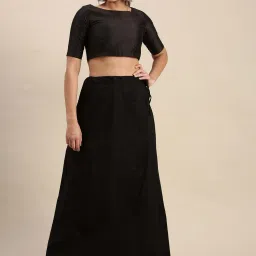 Arham Collection GIRL-13-BLK Cotton Blend Petticoat-image-1