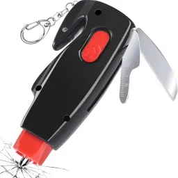 Car Emergency Tool Automatic Glass Striker with Seat Belt Cutter Multifunctional Car Safety Hammer-image-6