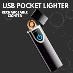 USB Cigarette Lighter for Smoking Windproof Slim Lighter with Fingerprint J444 Pocket Lighter-14