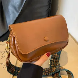 Tan Women Sling Bag Trendy and unique style sling bag-image-1